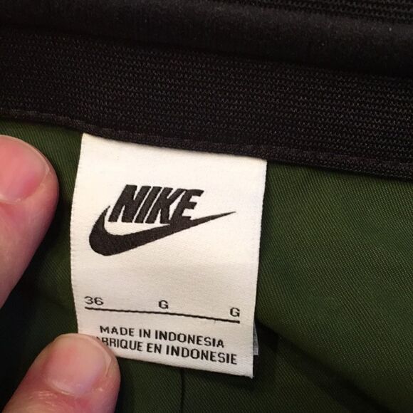 NWT $120 Nike cargo jogger casual pants w/pockets army green size L 36 regular - Picture 11 of 11